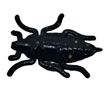 Load image into Gallery viewer, 1/2" maybug, black w/gold fleck