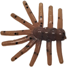 Load image into Gallery viewer, 0.625" Mini Spiders, brown with black fleck