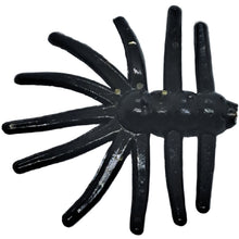 Load image into Gallery viewer, 0.625" Mini Spiders, black with gold fleck