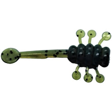 Load image into Gallery viewer, 1.1" Splatter Bugs, motor oil/black flk