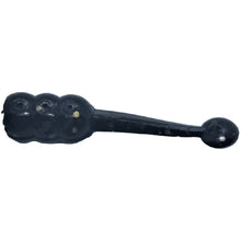 Load image into Gallery viewer, 3/4" Sunny Saucer, black w/gold flk