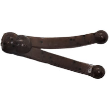 Load image into Gallery viewer, 7/8" Wishbone, brown w/black flk