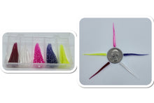 Load image into Gallery viewer, 1.5 wedgee tail kit, 5 colors, 50 total ice plastics