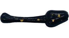 Load image into Gallery viewer, 0.6" tadpole, black with gold fleck