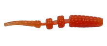 Load image into Gallery viewer, 1.4" skeleton worm, hot orange
