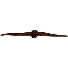 Load image into Gallery viewer, 1.5" mustache worm, brown with black fleck