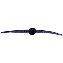 Load image into Gallery viewer, 1.5" mustache worm, purple sparkle