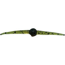 Load image into Gallery viewer, 1.5" mustache worm, motor oil with black fleck