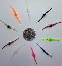 Load image into Gallery viewer, 1.5" mustache worms, variety of colors