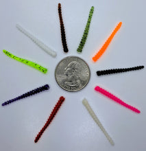 Load image into Gallery viewer, 1.25&quot; skinny leeches, variety of colors
