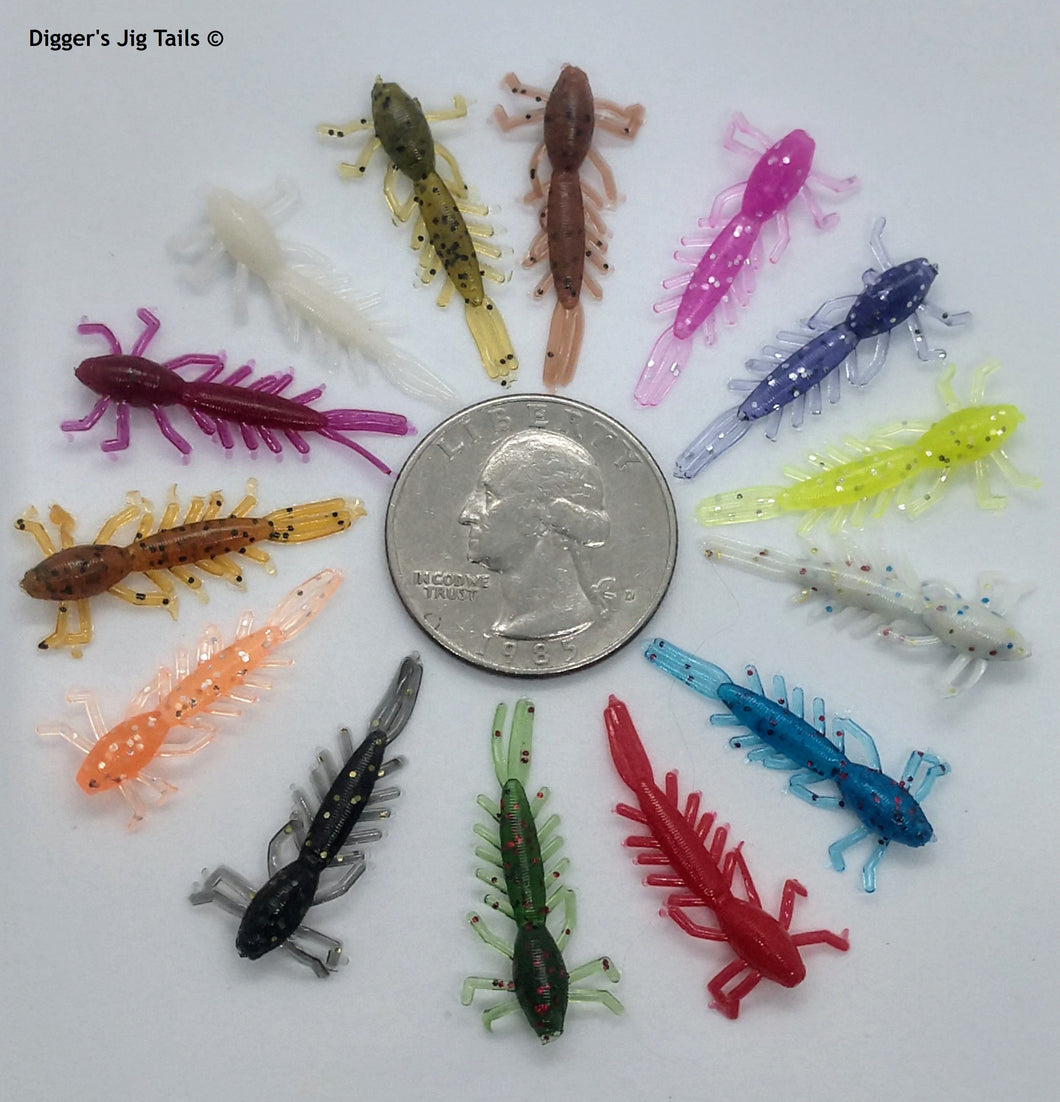 1" Mayfly, variety of colors available