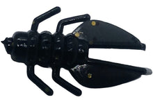 Load image into Gallery viewer, 0.75&quot; craw bug, black with gold fleck
