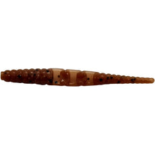 Load image into Gallery viewer, 1&quot; skeleton worm, brown with black fleck
